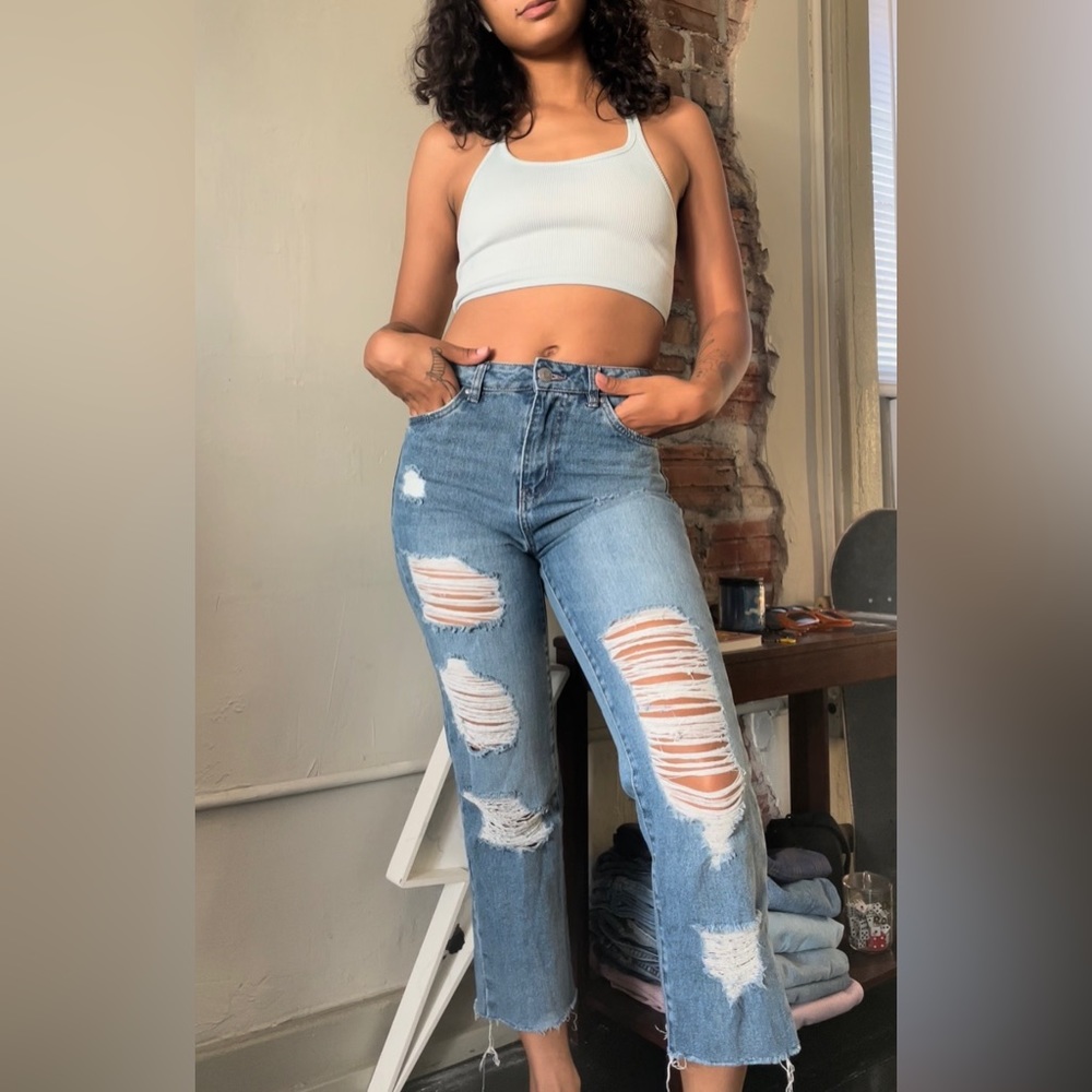 REFUGE DENIM SIZE 3 90’s STRAIGHT VINTAGE HIGH RISE